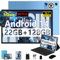 Tablet 10 Zoll Android 14 Mit Tastatur, Octa-Core 2.0Ghz, 5G+2.4G WLAN, 22GB RAM+128GB ROM TF 1TB, 8000mAh, BT 5.0, GPS, Widevine L1, Gesichtserkennung, 1280*800, 8+5MP, Tablet mit Maus, Blau