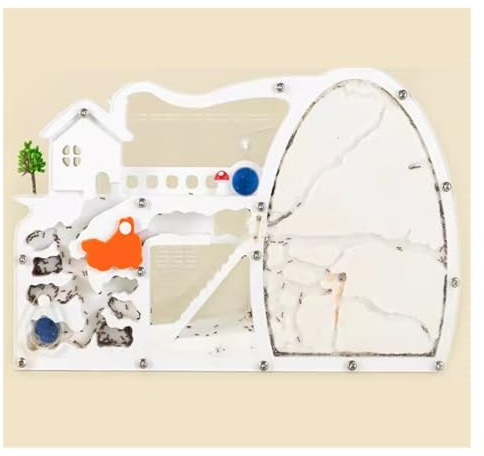 Formica Nido Habitat Delle Formiche Del Castello Della Fattoria Di Sabbia Con Scavo Dinosauri Per Studiare Il Comportamento Educativo Del'ecosistema Colonie Casette Per Formiche(White)