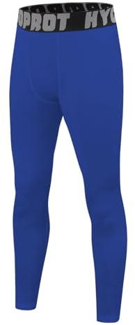 HYCOPROT Pantalones de Compresión para Niños Tights Leggings Transpirables Niños Mallas de Compresión de Secado Rápido Ropa Interior para Correr Fútbol y Baloncesto
