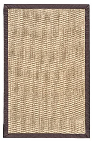 STORESDECO Alfombra vinilica con Ribete y Tejido Premium de Alta Gama Alfombras de habitacion Salon baño hogar Cocina Pasillo Infantil Lavable Antideslizante Resistente Marrón Claro 140 cm x 200 cm