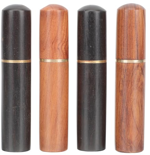 VICASKY Needle Case Sewing Holder Portable Wooden Embroidery Tube Keeper Container for Storage Tapestry Cross Stitch Leather Darning Tubes Toothpick Box Sewing Needles Wood Box Hand Crafts Knitting