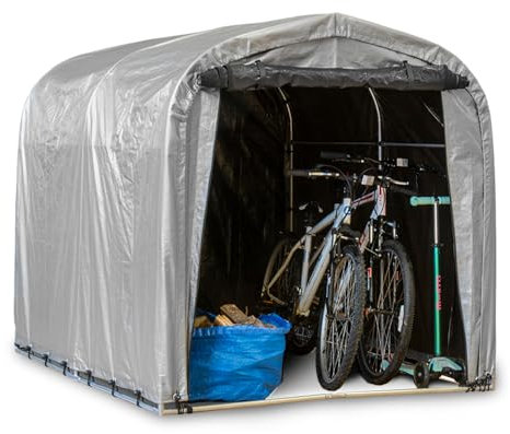 Bulhawk Garden Storage Shelter Bike Shed Log Store Outdoor Moped Scooter Cover 220cm x 155cm x 160cm