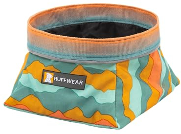 Ruffwear Quencher Travel Reise-Hundenapf, Tragbarer und Faltbarer Wassernapf für Hunds Spring Mountains