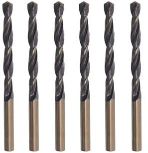 Misuyue 6pcs Foret Metal Hélicoïdaux, 4.2mm HSS Forets Meche Metal Professional pour Cuivre Fer Inox Alliage Aluminium Bois