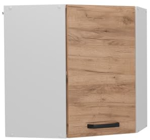 Vicco Armario Colgante de Esquina R-Line, Roble Dorado, 57 cm, para combinación Libre Dentro de Sistemas de Cocina modulares