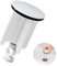 GUIGA Universal Tapón Desague Lavabo, Ø 40 mm, Hecho de Latón con Sello de Goma, Tapón de Baño Cromado, para Bidés de Baño, Enchufe Regulable en Altura, Libre de óxido y a Prueba de Fugas, Drain Plug