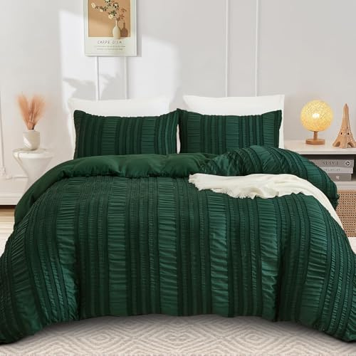 Guchuang Bedding Set di biancheria da letto per letto matrimoniale, in morbida microfibra, resistente alle pieghe, con cerniera nascosta (matrimoniale, 200 x 200 cm)