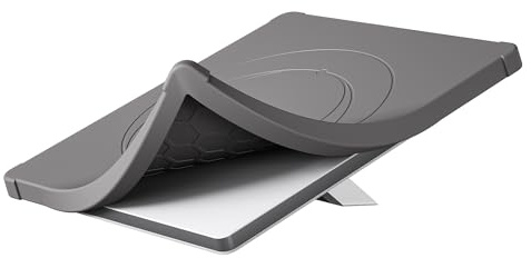 DAIERTEK Starlink Mini Protective Cover Case, Starlink Mini Accessories Silicone Protective Case Satellite Dish Waterproof & Anti-Scratch Cover Perfect for Outdoor Travel RV/Camping(Grey)