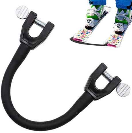 Skidspetsanslutning, rostfritt stål bärbart skidträningshjälp, sksi träningshjälp snowboard tillbehör för barn nybörjare