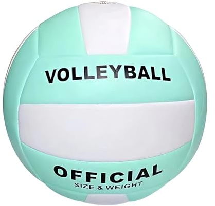 Super mjuk volleyboll officiell storlek 5, vattentät strandvolleyboll, mjuk träningsvolleyboll för utomhus och inomhus, perfekt för pool, strand, gym och sporthallar