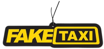 2x Fake Taxi Duftbaum Auto lustig, Auto Duftspender, Duftbaum Auto tuning, car air freshener, Duftanhänger Auto, Duftbaum Set Auto