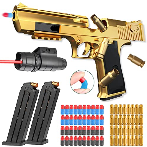 MEISHANG Spielzeug Pistole,Kinderpistolen, Kinder mit Munition, Soft Bullet Gun,Spielzeug-Schaumstoff-Blaster,Spielzeug Waffen Pistole,Toy Bullet Gun