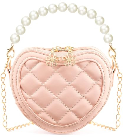 BTHRORO Handtaschen Kinder Prinzessin Mini Tasche Süße Crossbody Geldbörse Umhängetasche für Kinder Mädchen