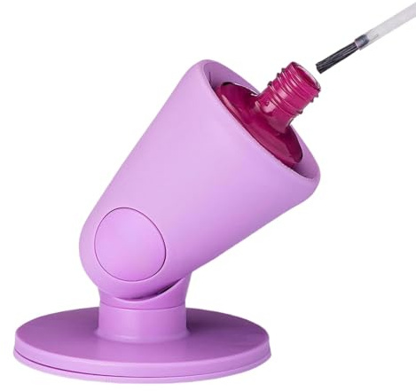 Soporte para botellas de esmalte de uñas que no se puede volcar, organizador de esmalte de uñas inclinado, tecnología de uñas de succión, accesorios de uñas y, pintura de uñas