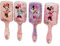 FEIFEI'S BOW Princess mermaid Hair Brush,Paddle Hairbrush for Girls Kids,Easily Glide Through Knots No Pull Glitter Bristle Tangle Brushes Sequin airbag comb Gift (Mickey)