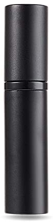 AsaNana Perfume Atomiser, Refillable & Travel Size Perfume Bottle, Leaking Proof,Bottom Pump without Funnel, Luxurious Small women and men, 5ml (Cla.-Mat Black)