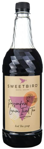 Sweetbird Passion Fruit Lemon Iced Tea Syrup 1 Litre - Vegan Friendly