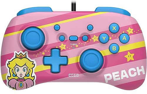 HORI Horipad Mini (Super Mario - Peach) Controller für Nintendo Switch - Offiziell Lizenziert