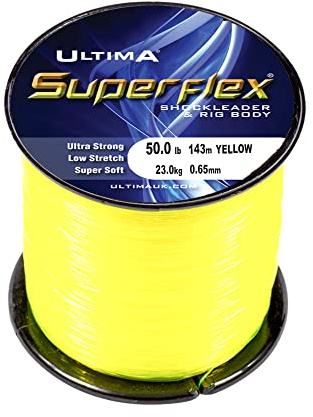 Superflex Leader - FL.Yellow - 2oz - 143m - 0.65mm - 50.0lb/23.0kg