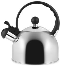H&H 8841500 Vattenkokare med visselpipa, rostfritt stål, 1,5Lt, Induktion, Rostfritt stål