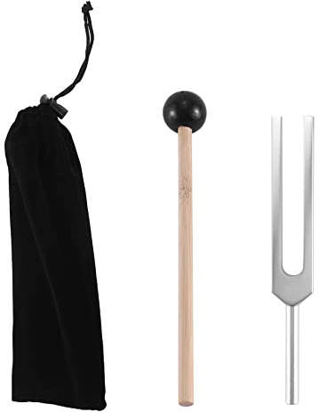 Xtahdge Tuning Fork 528HZ Tuner con Mazo para Curar Chakras, Terapia de Sonido, Mantener el Cuerpo, la Mente y el EspíRitu en ArmoníA
