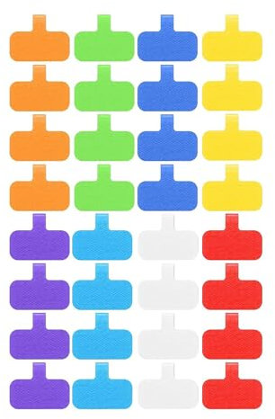 32 Stück Kabelbeschriftung, Kabeletiketten clip für Kabelmanagement Identifizierung Kabel Organizer