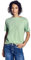 STREET ONE Damen A322900 Shirt mit U-Boot-Ausschnitt, Milky Green, 34