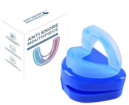 XFSRG Gouttiere Dentaire Protège-dents Réglable Kit Anti Ronflement Orthèse Anti Ronflement Anti-grincement de Dents Nocturne Pour Un Sommeil Plus Confortable et Reposant(Bleu)