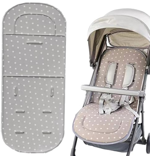 Colchoneta Silla Paseo Universal,Cojin Carro Bebe,Funda Carro Bebé Universal,Cojín para Cochecito de Bebé,Cojín Reductor para Silla Bebé,Colchoneta Carrito Bebé Acolchada