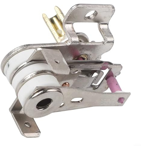 TDCuizent Interruptor controlador de temperatura, termostato de horno eléctrico, piezas de reparación de metal plateado 10 A 16 A componente de rotación de 270 grados para electrodomésticos de cocina