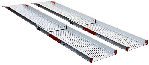 Rampe Teleskoprampe extrabreit Rollstuhlrampe 210cm E Rolli Elektro e-rollstuhl