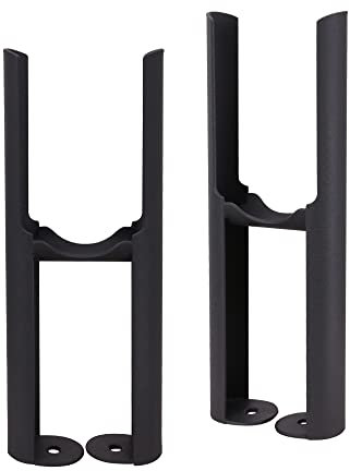 NRG Black Floor Mounting Radiator Leg Kit for Traditional 2 Column Radiator