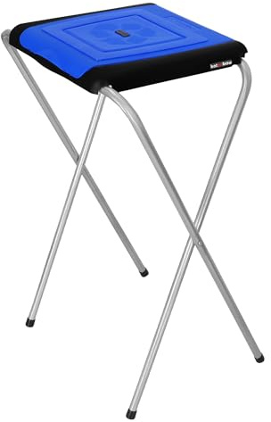 KOTARBAU® Supporto per sacco della spazzatura, 1 scomparto, 33 x 45 x 85 cm, colore: blu