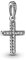 Lkwidi Charme Anhänger mit funkelndem Kreuz Charms Anhänger 925 Sterling Silber Charm Pendant für Europäische Armbänder und Halsketten
