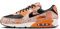 NIKE Air Max 90 Premium Men's Trainers IF1721 (Bio Beige/Black/Safety Orange 201) UK 10 (EU 45)