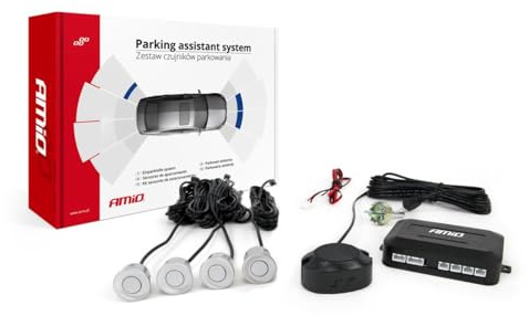 AMiO Système d'aide au stationnement arrière Radar de recul 01021 avec capteur