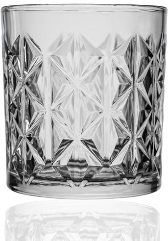 NAMAI - Set di 6 Bicchieri Acqua Vetro, Brillantezza Pura, 330 ML, Adatti in Lavastoviglie, Vetro Resistente, Bicchieri Gin Tonic (Clarity)