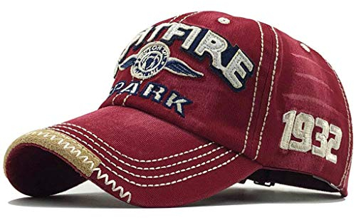CheChury Baseball Kappe Basecap Unisex einstellbare Retro Baseball Hut Freizeit Cap modischste Cotton Cap Schreiben Outdoor Hut für Herren und Damen