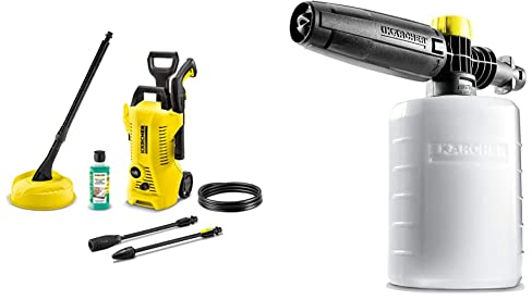 Bundle of Kärcher K 2 Power Control Home high-pressure washer: Intelligent app support - the practical solution for everyday dirt - incl. Home Kit, Pack of 1 + Kärcher FJ6 Foam Nozzle