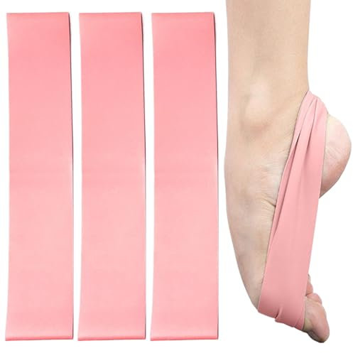 Barella da 3 pezzi per balletto, barella del piede in lattice naturale, piedi di resistenza al piede per la traccia elastica per ginnastica, balletto, ballerini, nuotatori artistici Ballet barella