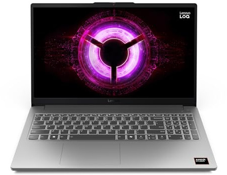 Lenovo LOQ Essential | 15.6 inch FHD Gaming Laptop | AMD Ryzen 7 7735HS | NVIDIA GeForce RTX 3050 | 144Hz | 16 GB RAM | 1 TB SSD | Wi-Fi 6 | Windows 11 Home | Non-backlit Keyboard | Luna Grey
