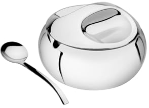 Tramontina - Sucrier et cuillère Buena 2pcs. Inox.