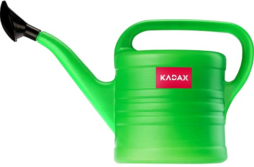 KADAX Gießkanne 15L, Gartengießkanne aus Kunststoff für Innen- und Außenbereich, Bewässerung, Blumen, Zimmerpflanzen, Garten, Haus, Wohnung, Gartengeräte mit Brause (15L)
