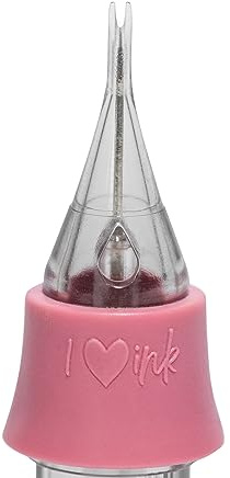 Tina Davies PIXL Cartridge, 1 Round Liner Long Taper Disposable Cartridge for Eyebrows, Lips, Eyelids, and Areolas Suitable for Rotary Machines .35mm 1RL LT, Pack of 10