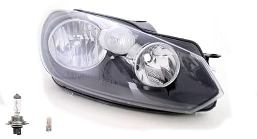 Johns, Faros delanteros aptos para VW Golf VI 5K1 AJ5 517 10/08 – 11/13 derecha+bombilla