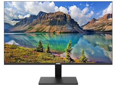 Nilox NXM24FHD21 Monitor 24 Pollici Full HD, Monitor da Computer Frameless con Risoluzione di 1920 * 1080, Frequenza 75Hz e Porte HDMI-VGA, Ottimizzato per la Protezione degli Occhi