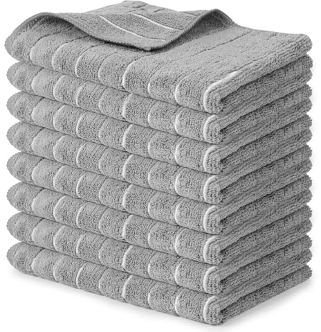 Solvant Juego de 8 Trapos Cocina 65 X 45 cm, Paños de Cocina Buenos SúPer Absorbentes y Resistentes, PañOs de Cocina Buenos, Trapos Cocina Algodon