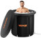 VEVOR Ice Bath Tub, 90 cm Long Cold Water Therapy Plunge Tub for Athletes, Portable Outdoor Ice Barrel Plunge Pool for Recovery, 370L Inflatable Folding Bathtub with Cover, Home Ice Pod for Adult