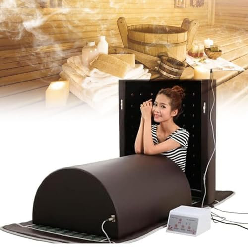 LSBHPPD Cabina a Infrarossi Sauna Casa Portatile Cupola Sauna a Infrarossi Lontani con Pietre di Tormalina E Germanio,Sauna Secca Portatile,per Rilassarsi,Disintossicarsi,Salone di Bellezza