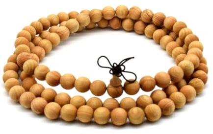 Unisex Thuja Sutchuenensis Träpärlor Träarmband Halsband Bön Mala Armband Armband